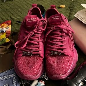 Juicy Couture Pink Sneakers with Modern Mesh Design